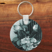 Bruidsboeket in vintage stijl sleutelhanger (Voorkant)