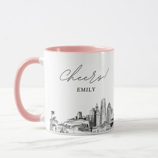 Bruidsboeket koffiemok uit Miami Mok (Links)