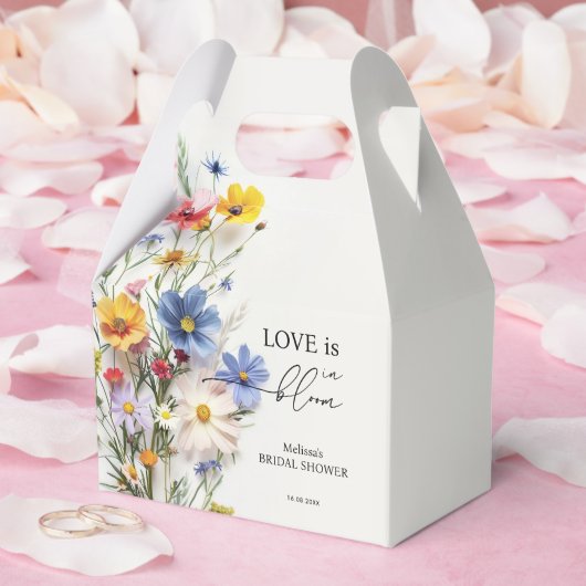 Bruidsboeket Liefde is in bloei Bruiloft Bedankdoosjes (Huwelijk)