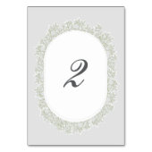 Bruidsboeket met Baby's Breath-monogram Gipsbloem Kaart (Achterkant)