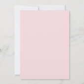 Bruidsboeket met Blush Gebladerte Kaart (Achterkant)