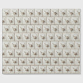 Bruidsboeket met hertengewei cadeaupapier (Vlak)