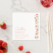 Bruidsboeket met klaprozen en wilde bloemen servet (Insitu)