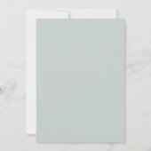 Bruidsboeket met Roze Periwinkle Krans Kaart (Achterkant)