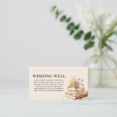 Bruidsboeket Nieuwe Hoofdstuk Wensput Bruiloftfees Informatiekaartje (Staand voorkant)