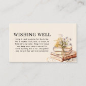 Bruidsboeket Nieuwe Hoofdstuk Wensput Bruiloftfees Informatiekaartje (Voorkant)