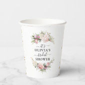 Bruidsboeket papieren bekers voor Bruidsfeest (Achterkant)