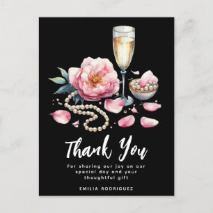 Bruidsboeket Parels Prosecco Favorieten Bruidsshow Briefkaart