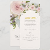 Bruidsboeket Roze Vetplant Romantisch Bloemstuk Br Kaart (Voorkant / Achterkant)