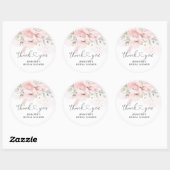 Bruidsboeket rozen bruidsshower favor label (Vel)