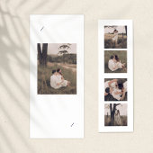 Bruidsboeket schets gevouwen Bladwijzer houder Save The Date