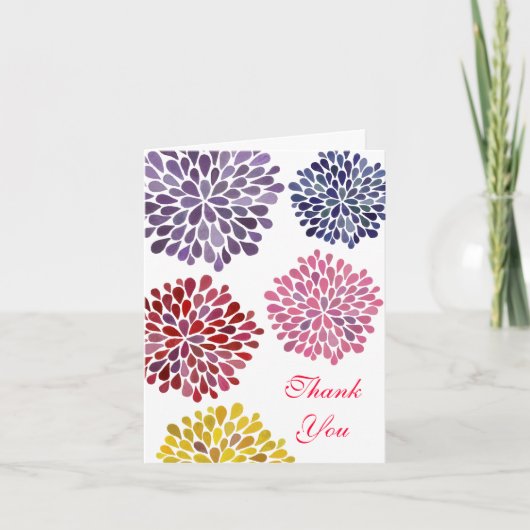 Bruidsboeket Trouw Dankkaart Bedankkaart (Voorkant)