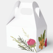 Bruidsboeket tuinbloemen bedankbrief cadeau bedankdoosjes (Achterkant)