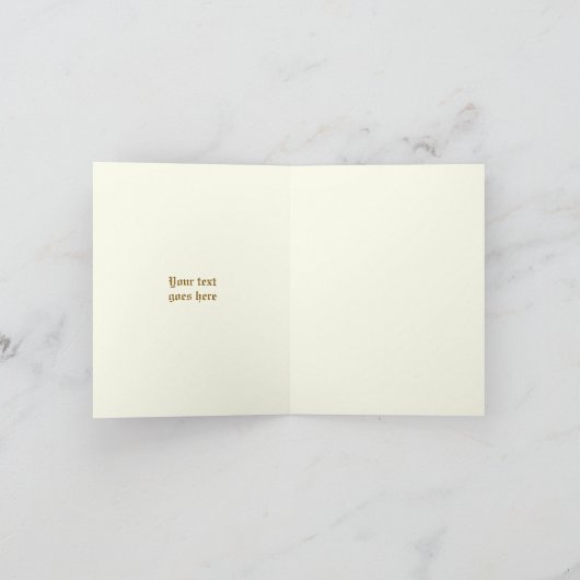 Bruidsboeket van lieve erwtjes dank je bedankkaart (Binnen)