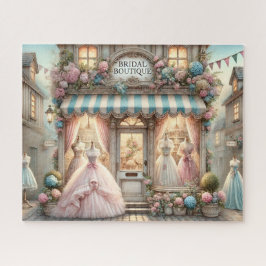 Bruidsboetiek Vintage Trouwjurken Winkel Bloemen Legpuzzel