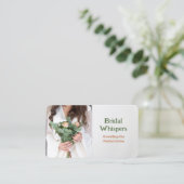 bruidsboetiek visitekaartje (Staand voorkant)