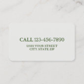 bruidsboetiek visitekaartje (Achterkant)