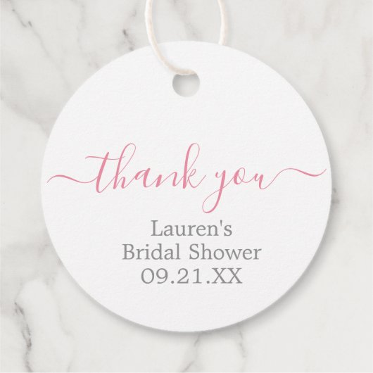 Bruidsboog Favoruslabels Bedankjes Labels (Achterkant)