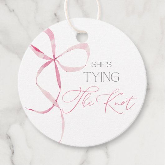 Bruidsboog Favoruslabels Bedankjes Labels (Voorkant)