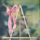 Bruidsboog Ze Krijgt de Knoop Bruidsfeest Welkom Acryl Bord (Neutraal)