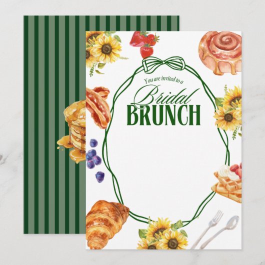 BRUIDSBRUCH ZONNEBLOEM KAART (Voorkant / Achterkant)