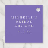 Bruidsbruiloft met wilde bloemen bedankjes labels (Achterkant)