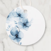 Bruidsbrunch Een Blauwe Liefde van de Bruid Bedankjes Labels (Achterkant)