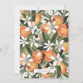 Bruidsbrunch en mousserende sinaasappelbloesem Mim Kaart (Achterkant)