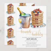 Bruidsbrunch | Pannenkoek Kaart (Voorkant / Achterkant)