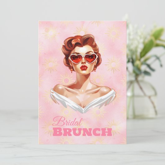 bruidsbrunch save the date (Staand voorkant)