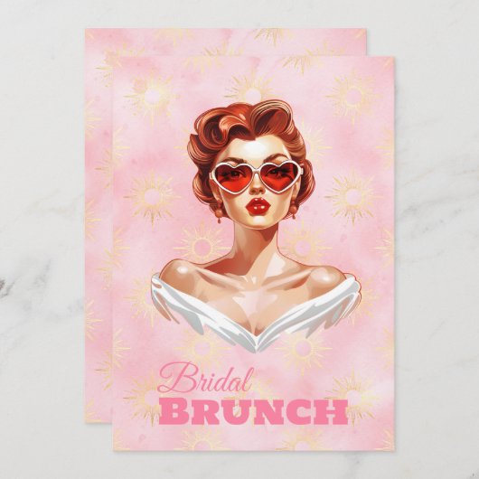 bruidsbrunch save the date (Voorkant / Achterkant)