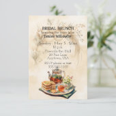 Bruidsbrunch Trouwfeest Uitnodiging (Staand voorkant)
