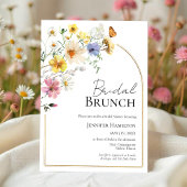 bruidsbrunch | Wildflower Boho Vrijgezellenfeest Kaart