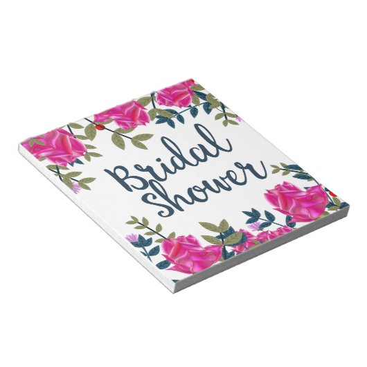 Bruidscadeau Oude Rozen Notitieblok (Schuin)