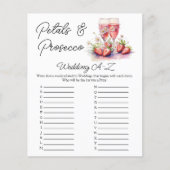 Bruidschampagne Aardbeien Bruiloft Spel (Voorkant)