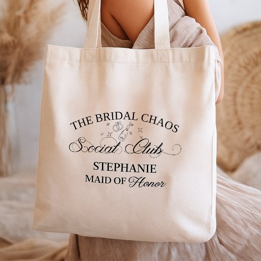 Bruidschaos Sociale Club,Persoonlijke Boho Bruid  Tote Bag