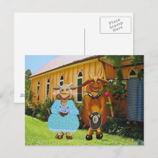 bruidschat briefkaart (Voorkant / Achterkant)