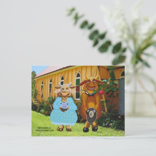 bruidschat briefkaart (Staand voorkant)