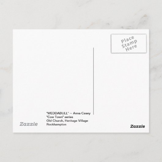 bruidschat briefkaart (Achterkant)