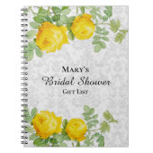 Bruidschat Geschenklijst Notitieboek voor Bruidsme (Voorkant)