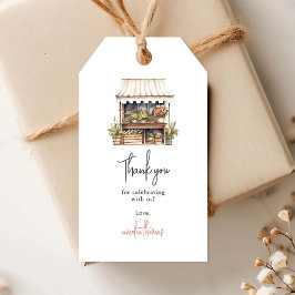 Bruidschatkaartjes voor 'Ze is van de markt' Cadeaulabel