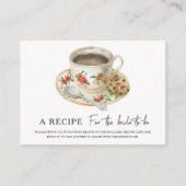 Bruidschattencoffie Recept voor de aanstaande brui Informatiekaartje (Voorkant)
