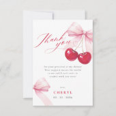 Bruidschattroos Dankkaart Bedankkaart (Voorkant)