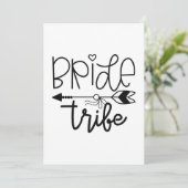 Bruidsclan Bedankkaart (Staand voorkant)