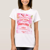 Bruidscrew Las Vegas Afscheidscadeau Poker Roze T-shirt (Voorkant)