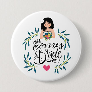 Bruidsdecoratie Ronde Button 7,6 Cm