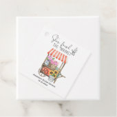 Bruidsdouche Bloemenkar Bedankjes Labels (In situ)