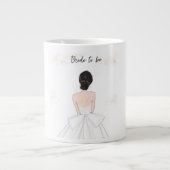 Bruidsdouche, Bruid-to-be,  Grote Koffiekop (Voorkant)