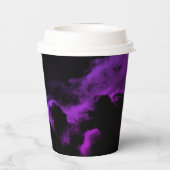 Bruidsdouche 'Cloud nine Black Celestial Galaxy' Papieren Bekers (Achterkant)