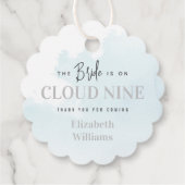 Bruidsdouche Dank Je Cloud Nine Bedankjes Labels (Achterkant)